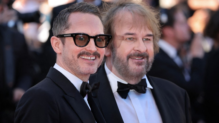 Elijah Wood, Peter Jackson, Red carpet of the Opening Ceremony of the 79th Festival de Cannes © Thibaud MORITZ / AFP