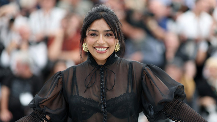 Mexican actress Adriana Paz poses during a photocall of the film "Ceniza en la Boca" at the 79th edition of the Cannes Film Festival in Cannes, southern France on May 13, 2026. (Photo by Sameer AL-DOUMY / AFP) © Sameer AL-DOUMY / AFP