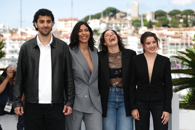Le Triangle d'or, Photocall  © Sameer AL-DOUMY / AFP