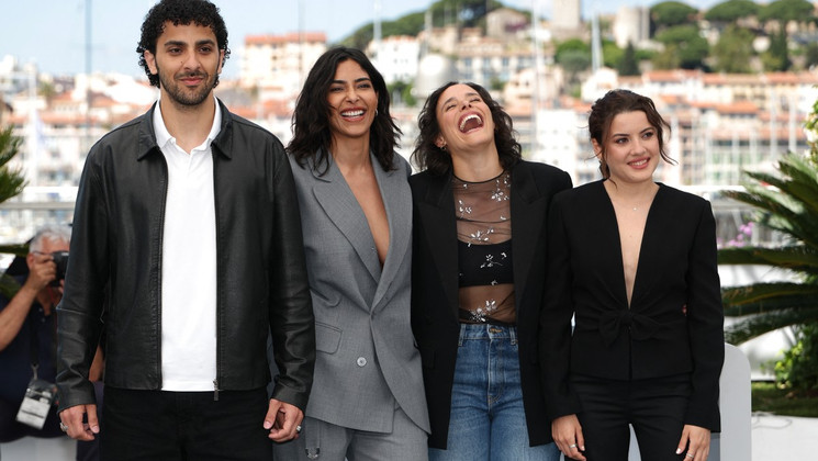 Le Triangle d'or, Photocall  © Sameer AL-DOUMY / AFP