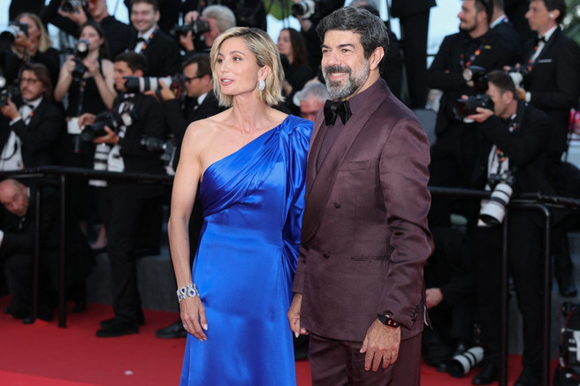 Pierfrancesco Favino, Anna Ferzetti, 2026 Closing Ceremony Red Steps © Thibaud MORITZ / AFP