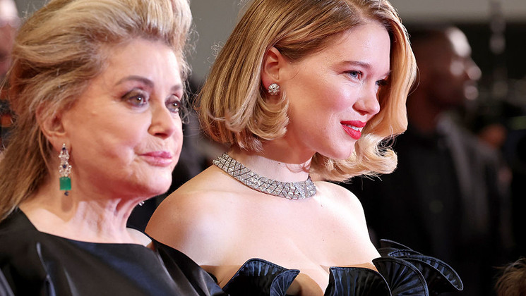 Gentle Monster, Red Steps - Catherine Deneuve, Léa Seydoux © Gisela Schober/Getty Images