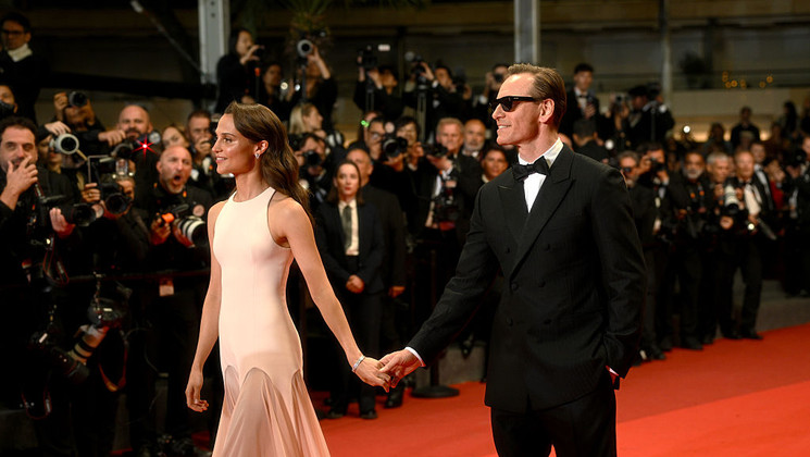Red Steps Hope by Na Hong-jin - Michael Fassbender & Alicia Vikander © Kristy Sparow/Getty Images