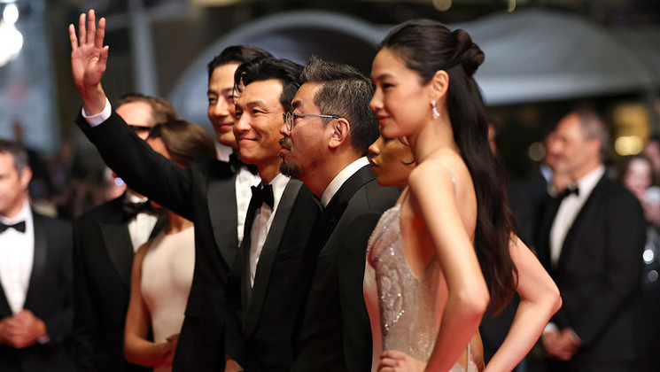 Reds Steps Hope - Go Soo, Hwang Jeong-min, Na Hong-jin and Hoyeon Jung  © Aurore Marechal/Getty Images