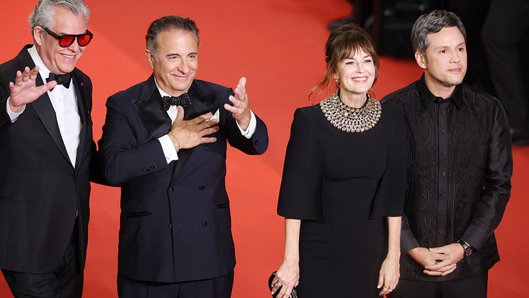 Red Steps Diamond by Andy García - Danny Huston, Andy García, Rosemarie DeWitt and Paul Soriano © Amy Sussman/Getty Images