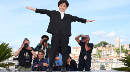 Rimu Kuwaki Sheep in the box photocall