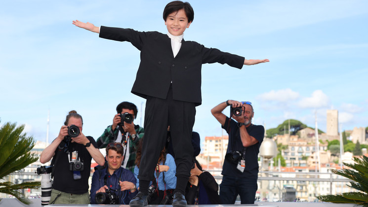 Rimu Kuwaki Sheep in the box photocall